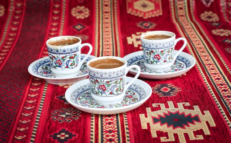 3 Türkische Kaffeetassen